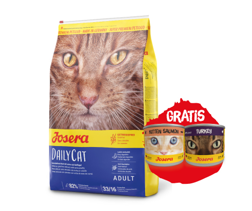 JOSERA CAT DAILYCAT BEZZBOŻOWA KARMA DLA  KOTA