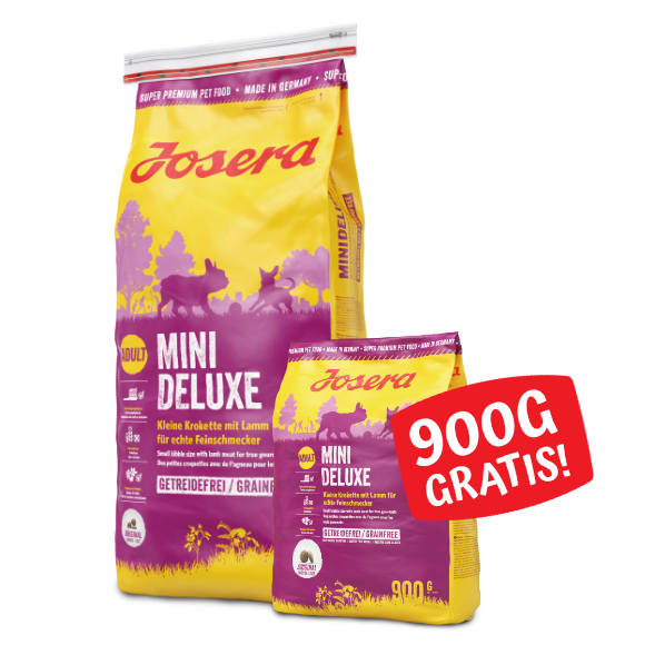 JOSERA MINI DELUXE BEZZBOŻOWA KARMA DLA PSÓW RAS MAŁYCH