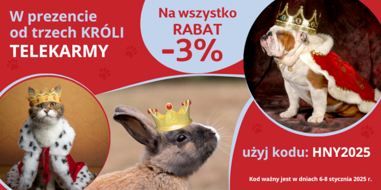 Rabat na wszystko w prezencie od trzech króli Telekarmy