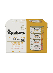 APPLAWS CAT CHICKEN SELECTION MIX SMAKÓW W BULIONIE