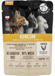 PET REPUBLIC MOKRA KARMA DLA KOTA - fileciki z kurczakiem