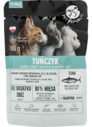 PET REPUBLIC STERILE MOKRA KARMA DLA KOTA - fileciki z tuńczykiem