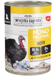 WIEJSKA ZAGRODA KARMA DLA SZCZENIAKA monobiałkowa indyk