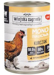 WIEJSKA ZAGRODA KARMA DLA KOTA monobiałkowa kurczak