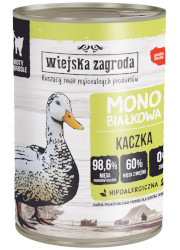 WIEJSKA ZAGRODA KARMA DLA KOTA monobiałkowa kaczka