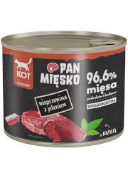 PAN MIĘSKO MOKRA KARMA DLA KOTA wieprzowina z jeleniem