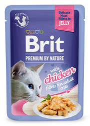 BRIT PREMIUM CAT KARMA DLA KOTA - z kurczakiem w galaretce