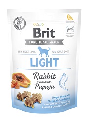 BRIT CARE FUNCTIONAL SNACK LIGHT PRZYSMAKI DLA PSA dla optymalnej masy ciała